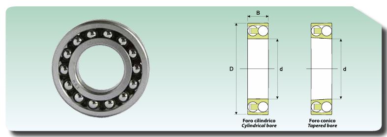 Vòng bi cầu tự lựa ISB
